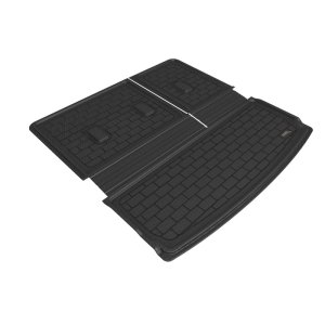 Chevrolet Tahoe Cargo Liner - Behind 3rd Row Seats - 3D MAXpider - Carbon Fiber Embossed Pattern - Black - 2021